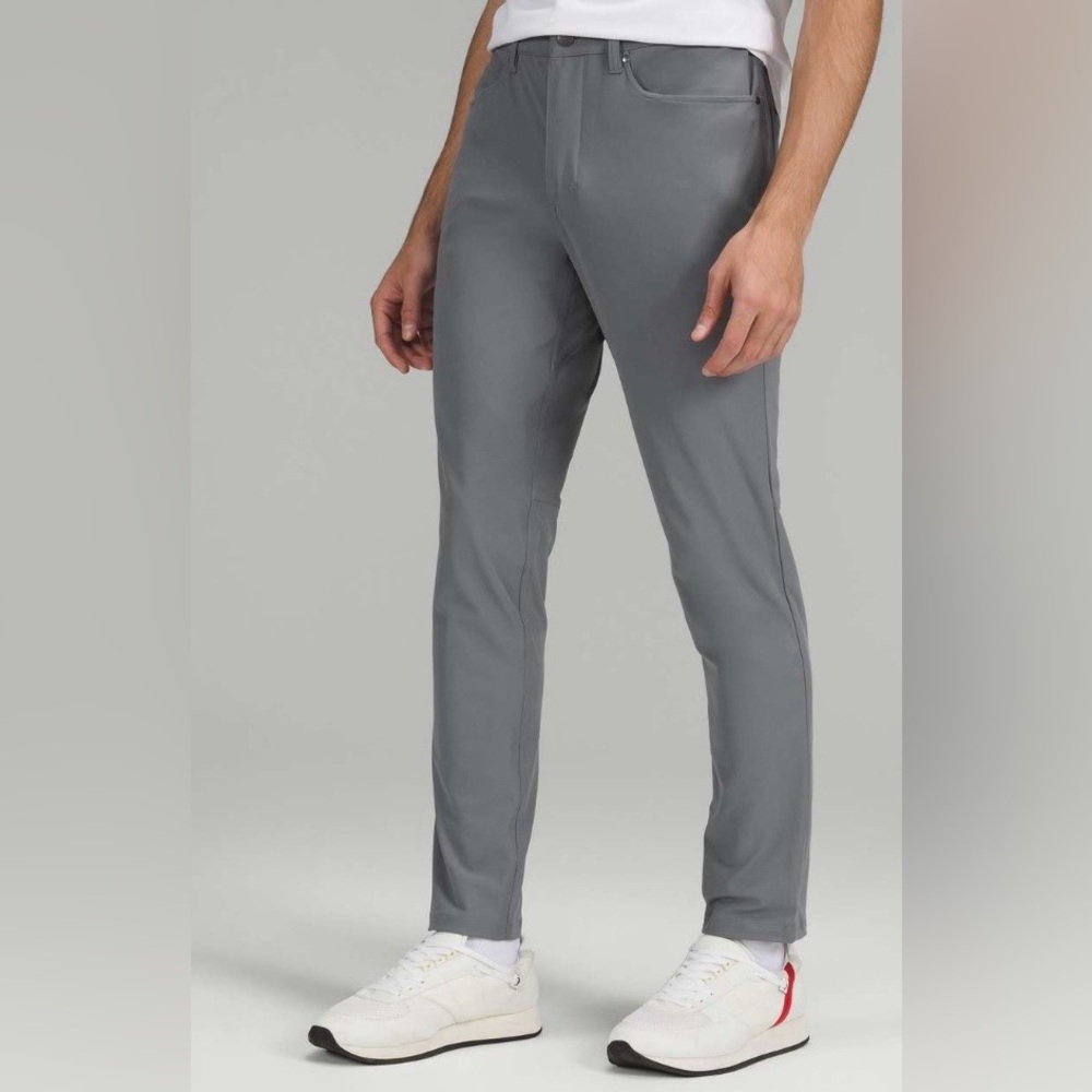 Lululemon Men’s ABC Slim-Fit Pant 34" *Warpstreme- Asphalt Grey/ Size 35